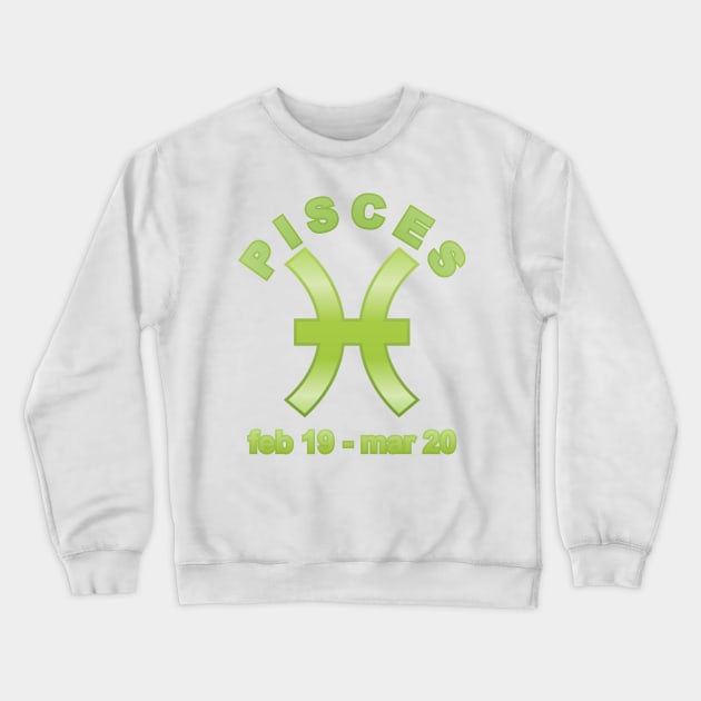 Pisces Crewneck Sweatshirt by MBK